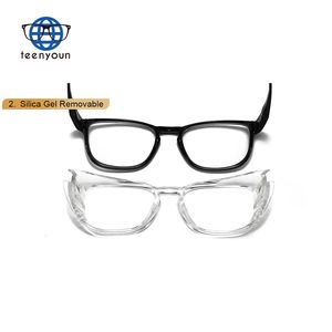 Teenyoun到着アンチブルーライト防霧安全メガネTR90フレーム防風取り外し可能サイドシールドゴーグル眼鏡カスタムロゴ - Product Image 3