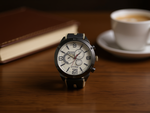 Orologio Meccanico Nanxi 43mm Quadrante Rotondo Cronografo Sportivo da Uomo Cinturino in Gomma Cassa in Acciaio Inossidabile Movimento Analogico - Product Image 2