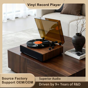 Tourne-disque HiFi Bluetooth rétro AT-3600L en métal de grande taille, tourne-disque <span class=keywords><strong>vinyle</strong></span> LP avec haut-parleurs intégrés, vente en gros personnalisée - Product Image 2