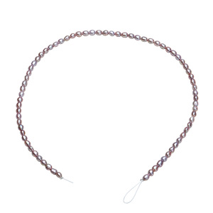 Épingles à cheveux et colliers en perles de riz d'eau douce naturelles faites à la main - Perles d'eau douce blanches - Accessoires de bricolage pour vêtements, décoration de la maison, bijoux - Product Image 5