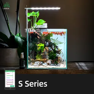 Vente en gros WEEK AQUA S Series 30cm 40cm 45cm lumière de paysage aquatique RGB UV spectre complet lumière d'aquarium led pour acquario nano aquarium