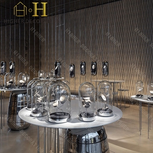 Comptoir de présentation en verre feuilleté haut de gamme de luxe avec éclairage LED pour bijouterie - Product Image 4