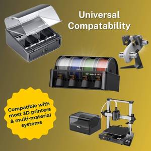 Filament PLA SILK CHERRY GLOSS -1KG - Brillance métallique soyeuse, Haute précision, Adhérence des couches, Anti-bouchon, Durable - Product Image 6