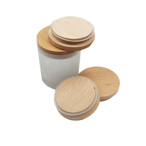ฝาปิดแก้วไม้ไผ่ยูก้า ทรงกลม ใช้ซ้ำได้ ปิดสนิท อุปกรณ์เครื่องดื่ม - Product Image 2