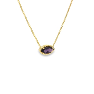 18K oro amarillo geométrico brillante corte diamante Vintage vacío colgante collar montaje Unset listo para piedras preciosas joyería fina - Product Image 4