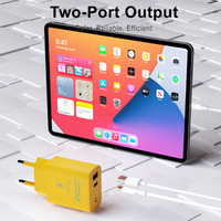 Adaptor Pengisian Cepat Multi Port QC3.0 PD 20W USB-C untuk Laptop & Aksesoris Kamera Ponsel Grosir