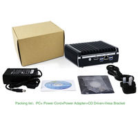 Mini-ordinateur IBOX-501 N13 le plus petit, processeur Core I3 7100U double cœur, 4* USB3.0, 6 ports LAN, barebone sans ventilateur, pare-feu, routeur Pfsense