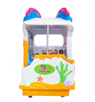 Manège familial MSKY Surf Van Kiddie Rides 4 places, bus balançoire, divertissement, jeux vidéo, intérieur, à monnayeur, fibre de verre, anglais, CE, 1 an de garantie