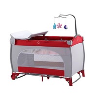 Lit bébé moderne simple, lit bébé pliable, parc pour enfants, berceau de chevet, lit bébé avec roues verrouillables