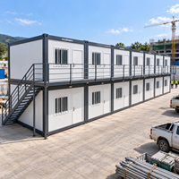 Bureau modulaire préfabriqué, dortoir, équipement de chantier, salle d'équipement, maison portable à montage rapide