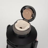 Thermos en acier inoxydable à double paroi de 6200 ml, isolation 24-36h, portable, à large ouverture, chaud/froid, avec poignée en corde pour le camping en plein air