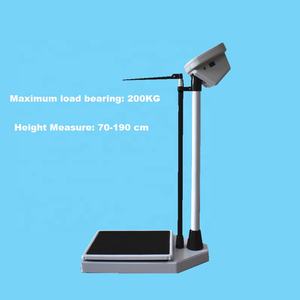 मेडिकल अस्पताल इलेक्ट्रॉनिक वजन 200 किलोग्राम/0.1 किलोग्राम/किलोग्राम ऊंचाई वाले बच्चों को मापते हुए - Product Image 2