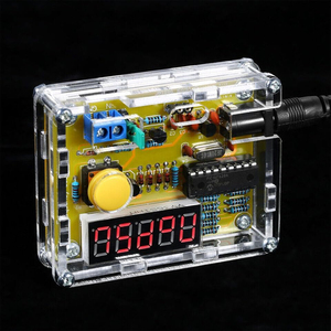 Contador de frecuencia de oscilador de cristal de 1Hz-50MHz, medidor de frecuencia de pantalla de 5 dígitos con carcasa, Kits de bricolaje - Product Image 2