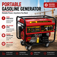 POWERAC PR8000-E 7KW Stromaggregat / Vollkupfer AVR / 25L Tank / Für Landwirtschaft & Baustellen