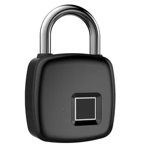 saco do fechamento do alarme Suppliers-Cadeado biométrico inteligente de segurança, portátil, usb, recarregável, impressão digital, eletrônico, para bolsas e bagagem