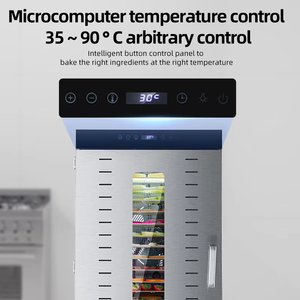 OEM Factory Supply Atacado 20 Bandejas Máquina De Secagem De Alimentos Fornecedor Frutas Legumes Jerky Dehydrator Food Dehydrator - Product Image 3