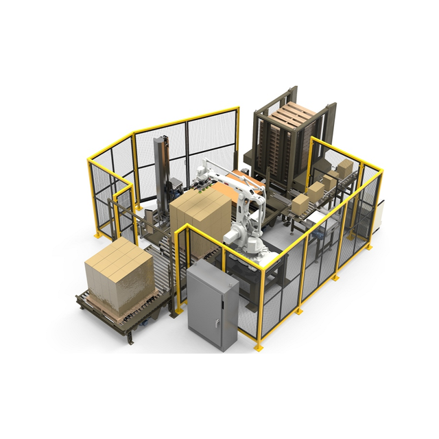 Automatic Robotic Palletizer Box Palletizing Machine Carton Stacking
