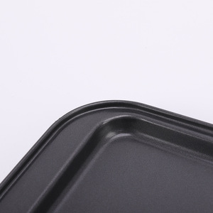 Rectangular Cake Baking Pan Carbon Steel Non Stick Oven Safe Black 35x25cm Baking Dishes Pans - Product Image 3