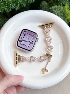 <span class=keywords><strong>Correa</strong></span> de Reloj con Diamantes de Colores para <span class=keywords><strong>Apple</strong></span> <span class=keywords><strong>Watch</strong></span> 46mm S11 S10 S9 46/44/42/41/38mm, Elegante <span class=keywords><strong>Correa</strong></span> para Mujer 49mm Ultra - Product Image 4