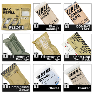 犀牛救援室外防水战术生存创伤Ifak袋急救急救箱 - Product Image 5