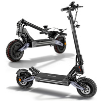 Trottinette électrique K2 MAX pour adultes, moteur double 4000W de puissance maximale, vitesse maximale de 45 MPH, autonomie de 42 miles, pneus tout-terrain de 11 pouces, batterie 60V 27Ah