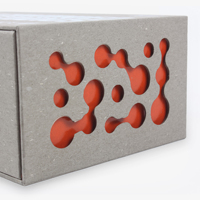 Emballage écologique personnalisé de luxe, matériaux recyclés, technologie spéciale, conception de produits électroniques, boîte à tiroir rectangulaire rigide personnalisée
