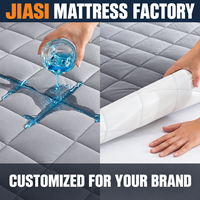 Protège-matelas matelassé imperméable sur mesure, respirant, anti-acariens et antibactérien