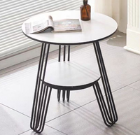 Table basse de style nordique de luxe pour la maison, l'hôtel et les cafés : relaxante, minimaliste et confortable avec une table