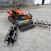 Robot tondeuse télécommandé diesel 15,5 CV Euro5 pour une agriculture écologique