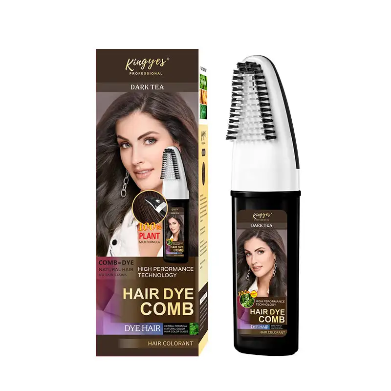 Yüksek kalite özel uzun ömürlü saç boyası yarı kalıcı 200ml saç boya şampuanı hem erkekler hem de kadınlar için sprey