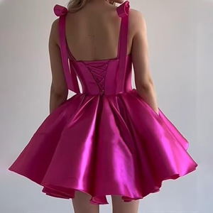 S1877R New Style Tight Tube Top Backless Satin Fashionable Sexy High Quality Gorgeous Evening Dress - Product Image 3