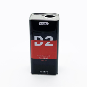 OEM/ODM Lata de Metal Rectangular Cuadrada de 1L para Lubricante, Vacía, con Tapa e Impresión Offset - Product Image 1