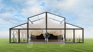 Outdoor <strong>Tents</strong> Black Aluminum Shelter Atrium Structure Custom <strong>Tent</strong> Wedding Part <strong>Tent</strong> for Events - Product Image 2