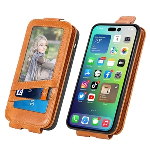 Funda Tipo Cartera con Tapa Abatible para <span class=keywords><strong>iPhone</strong></span> 14 <span class=keywords><strong>Pro</strong></span> <span class=keywords><strong>Max</strong></span>, para <span class=keywords><strong>iPhone</strong></span> 14, con Espacio para Tarjetas de Crédito - Product Image 3