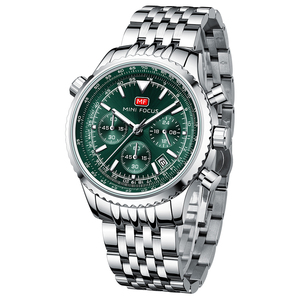 Orologio da Uomo Mini <span class=keywords><strong>Focus</strong></span> MF0463G, Cinturino in Acciaio Inossidabile di Qualità, Orologio al Quarzo da Uomo per Affari, Orologi Cronografo di Lusso da Uomo - Product Image 1