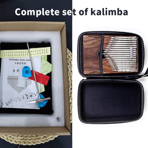 Set Profesional de Kalimba de 34 Teclas, Piano de Pulgar de Madera Sólida con Bolsa, Martillo de Afinación y Accesorios, Venta al Por Mayor de Fábrica - Product Image 4