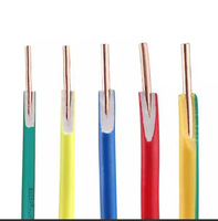 Cables Eléctricos y Alambres de PVC PTFE Desnudos y Trenzados THW/TW de 8, 10, 12 y 14 AWG, 220V/380V, Económicos, para Cableado de Instalaciones Eléctricas