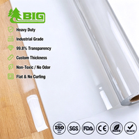 Rouleau de film transparent en PVC Boligao, nappe en verre souple, protection de table en PVC ultra transparente