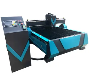 Cortador de Plasma CNC, máquina de corte con fuente Hypertherm para corte de hojas de acero y Metal