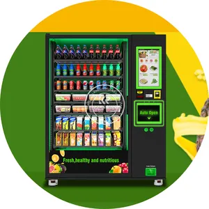 2024 Distributeur automatique combiné avec un excellent service Distributeur automatique de boissons et de collations en libre service à vendre