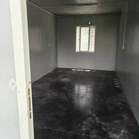 Kits de maisons préfabriquées modernes en acier durable, type conteneur, avec chambre, pour appartement ou dortoir
