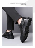 Chaussures décontractées de luxe 100 % cuir véritable à enfiler, bout ouvert, légères et respirantes, toutes saisons