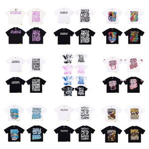 T-shirt Oversize da Uomo ALOCS in Cotone Pesante di Alta Qualità con Stampa 'THAT'S AWFUL LOT OF COUGH SYRUP' - Streetwear Designer - Product Image 1