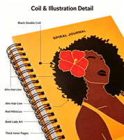 Services d'impression personnalisée de livres : Reliure spirale YO Coil, Couverture personnalisée A4, Bloc-notes couleur, Agenda quotidien, Brochage à chevalet, Couverture rigide