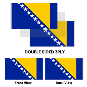 Venta al por mayor 3x5ftBosnia y Herzegovinaflags 100D poliéster Personalizar todas las naciones envío rápido Proveedor confiable entrega rápida - Product Image 4
