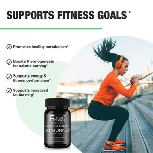 Capsules de thé vert pour la gestion du poids, booster de métabolisme, compléments alimentaires coupe-faim pour adultes - Product Image 5