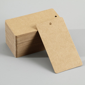 ป้ายแขวนเสื้อผ้ารักษ์โลก ป้ายราคาแบบกำหนดเอง ป้ายแขวนกระดาษรีไซเคิล พร้อมโลโก้และเชือกสำหรับเสื้อผ้ายีนส์ - Product Image 4