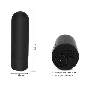 Vibratore Femminile Ricaricabile USB Impermeabile Gelance, 10 Frequenze, Portatile, Mini, Colorato, in Silicone - Product Image 2