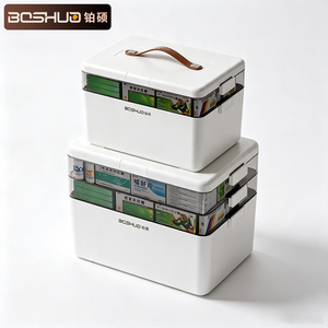 Scatola di medicina di alta qualità Display 3 Tier scatola di immagazzinaggio di medicina pieghevole <span class=keywords><strong>per</strong></span> pillole grande <span class=keywords><strong>contenitore</strong></span> <span class=keywords><strong>per</strong></span> la medicina di imballaggio - Product Image 1
