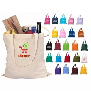 Tas Tote Pembelanja Kustom Tas Tote Belanja Dapat Digunakan Kembali Kanvas Katun Poliester - Product Image 1